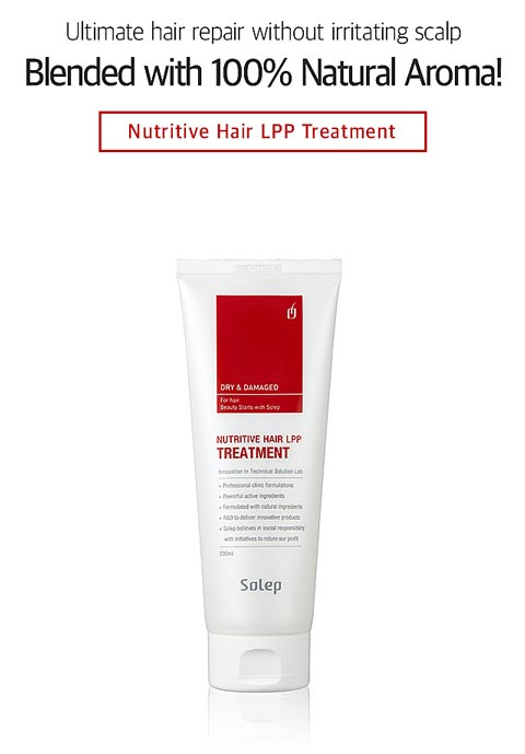 LPP treatment and conditioning for damaged hair