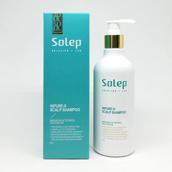 inpure scalp shampoo 300 ml with carton package