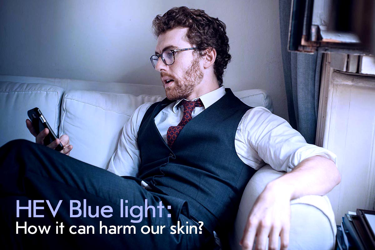 HEV Blue light: How it can harm our skin?