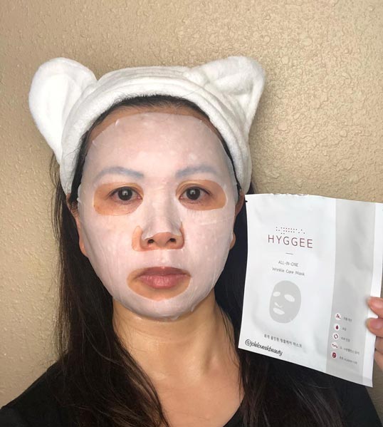 Hyggee All-in-One Wrinkle Care Mask challenge feedback