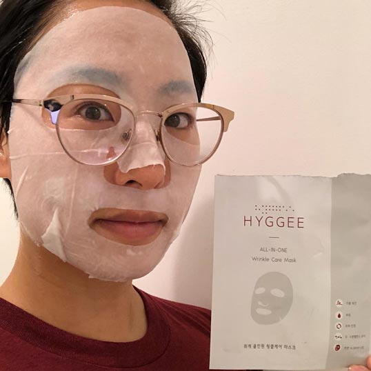 Hyggee All-in-One Wrinkle Care Mask challenge review