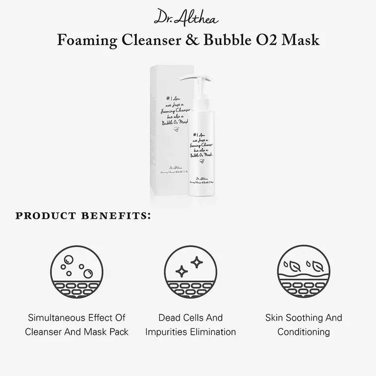 Foaming Cleanser & Bubble O2 Mask