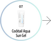 order of use by skin type Cocktail Aqua Sun Gel 07
